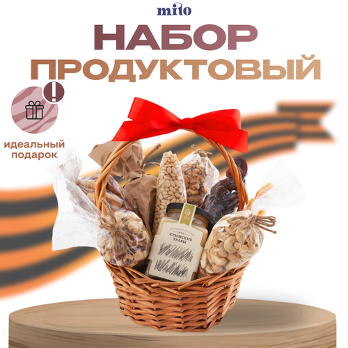 Подарочный набор с орехами с медом