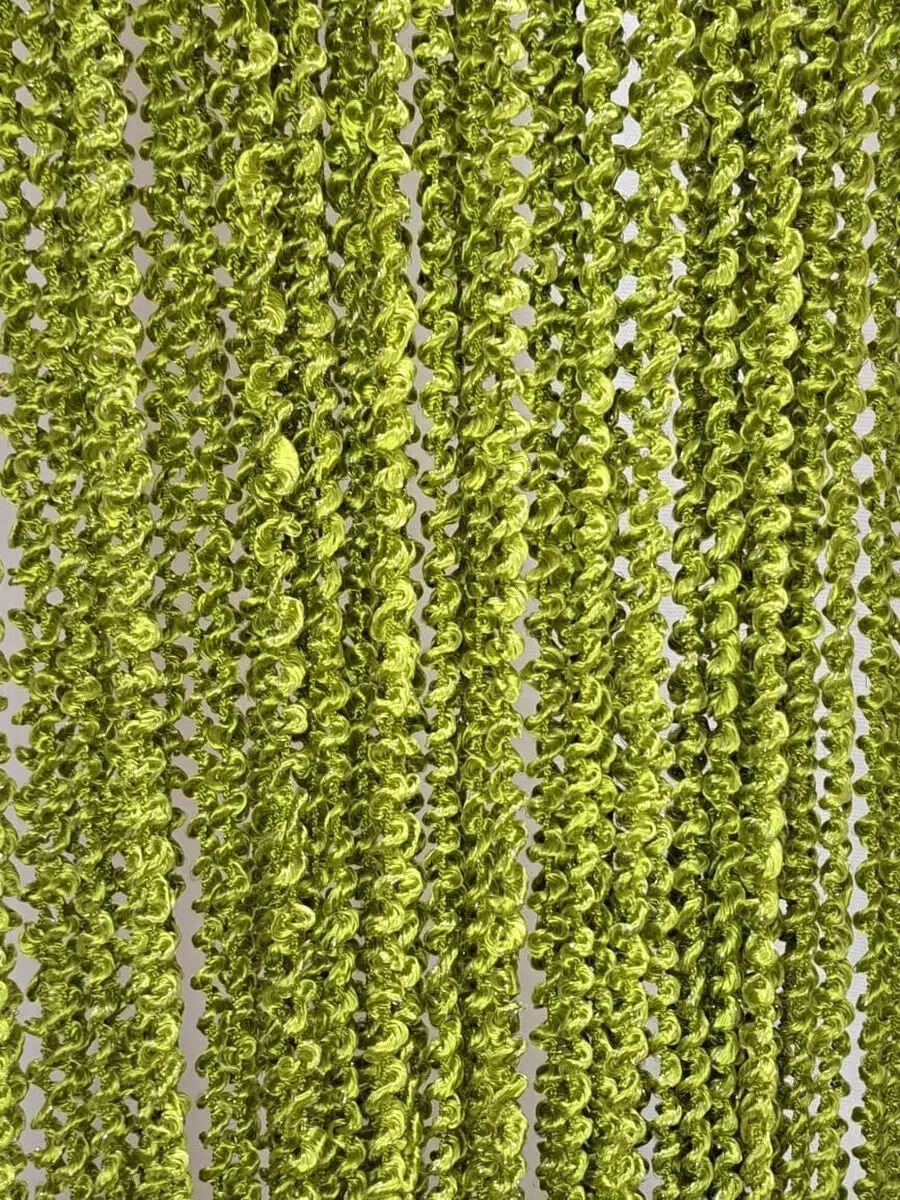 Кисея нитяные шторы с люрексом спираль 300*300