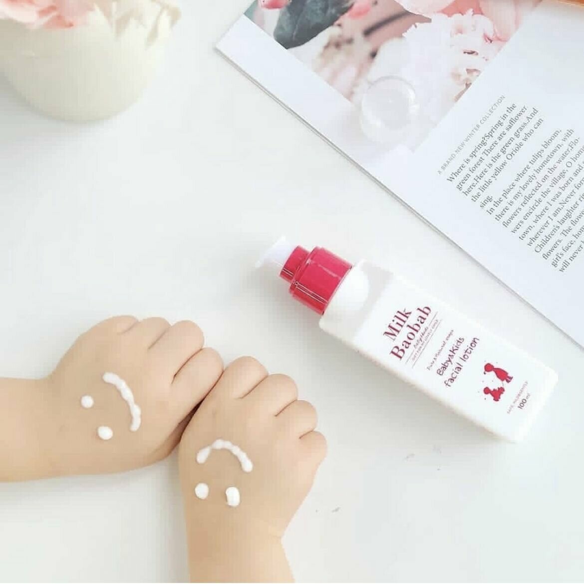 Лосьон Детский MilkBaobab Детский лосьон для лица увлажняющий Baby Kids Lotion, 100 мл.