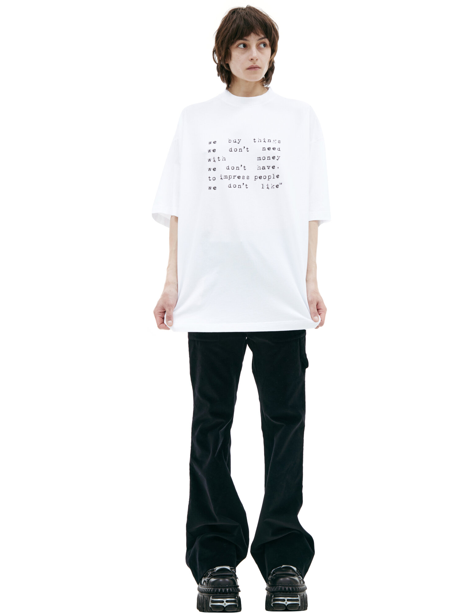 Футболка спортивная Vetements, размер M, белый