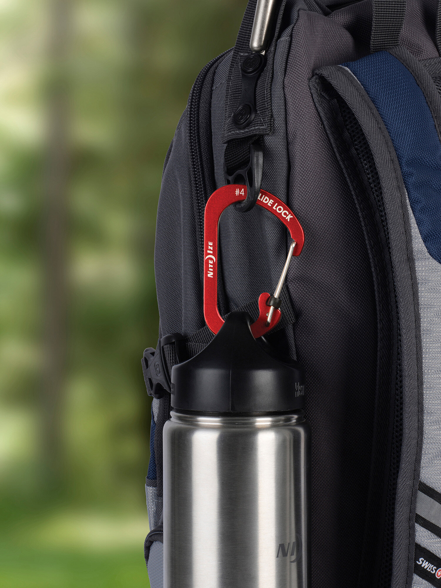 Брелок-карабин Nite Ize, красный — фото 1