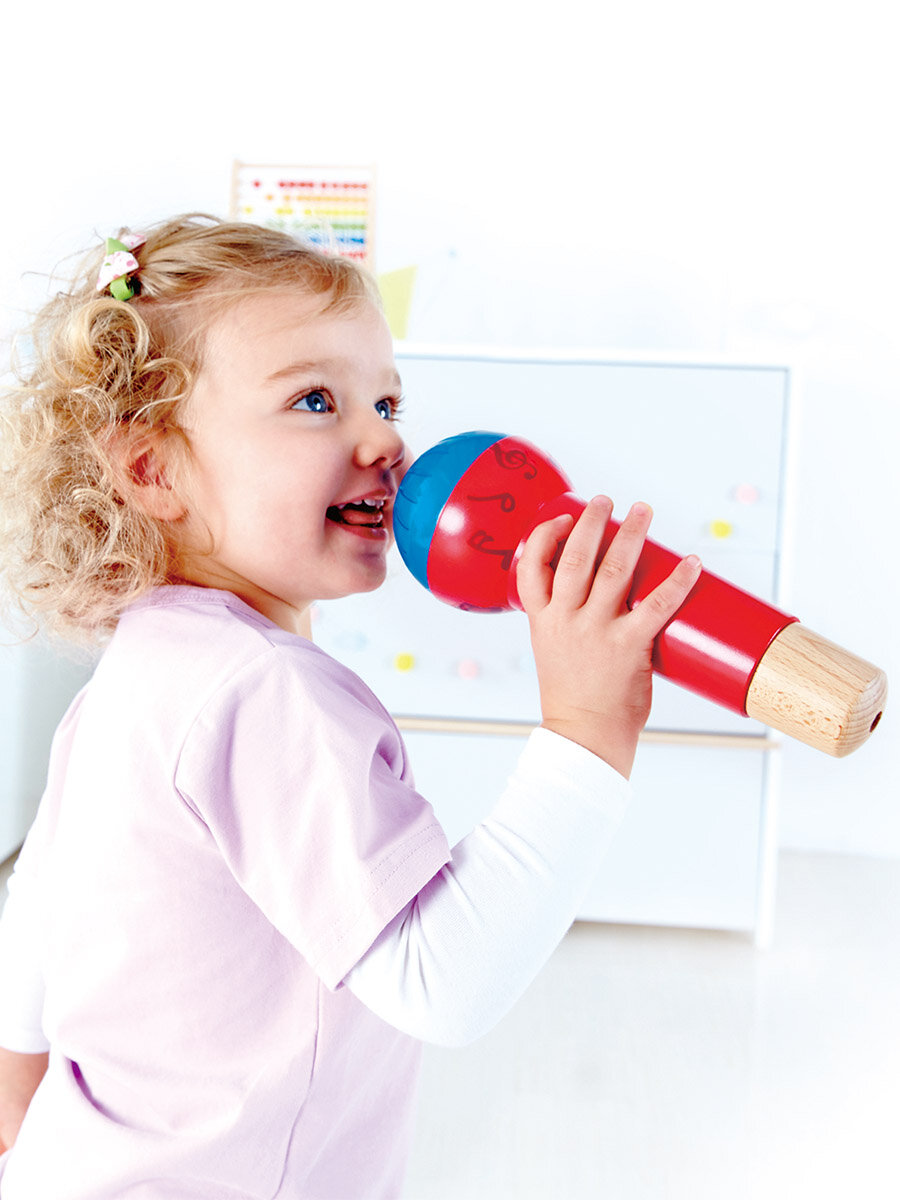 Развивалка для малышей микрофон игрушка "Магическое эхо" Hape E0337_HP - фото №7