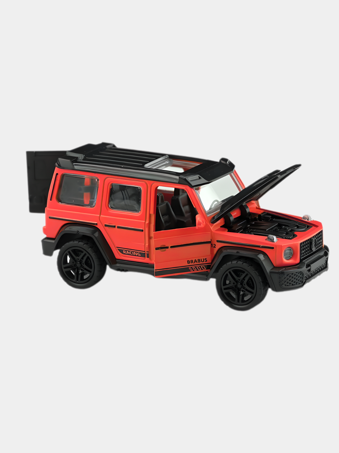 Машина инерционная, полицейская машина, внедорожник, джип, двери открываются — фото 1