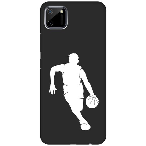 Матовый чехол Basketball W для realme C11 / Рилми С11 с 3D эффектом черный матовый чехол formula для realme c11 рилми с11 с 3d эффектом черный