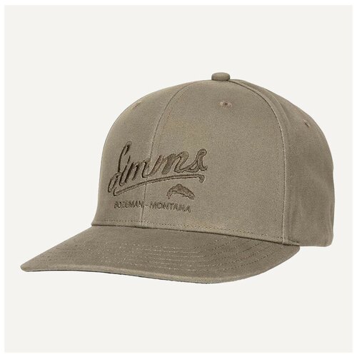 Simms Бейсболка Riprap Canvas Cap dark stone, Унисекс, активный отдых