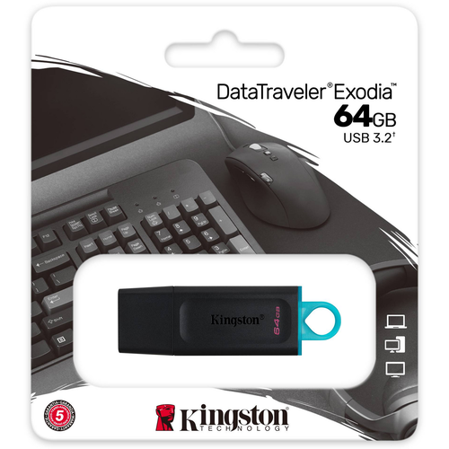 Флешка Kingston 64Gb Exodia USB 3.0