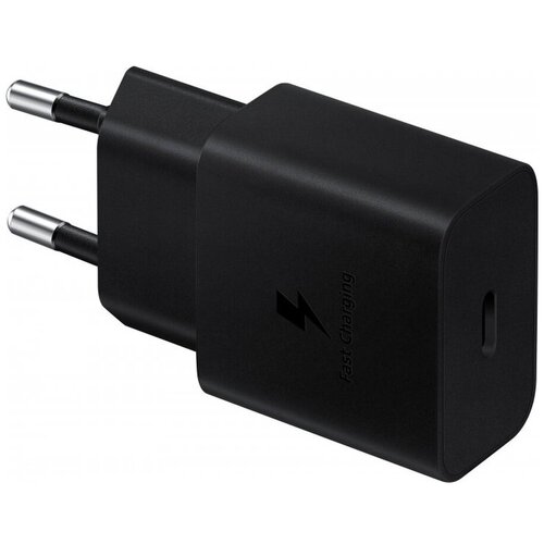 Сетевое зарядное устройство Samsung 15W Power Adapter (быстрая зарядка) + порт USB-C, без кабеля T1510NBEG сетевое зарядное устройство samsung 15w power adapter быстрая зарядка порт usb c без кабеля t1510nbeg