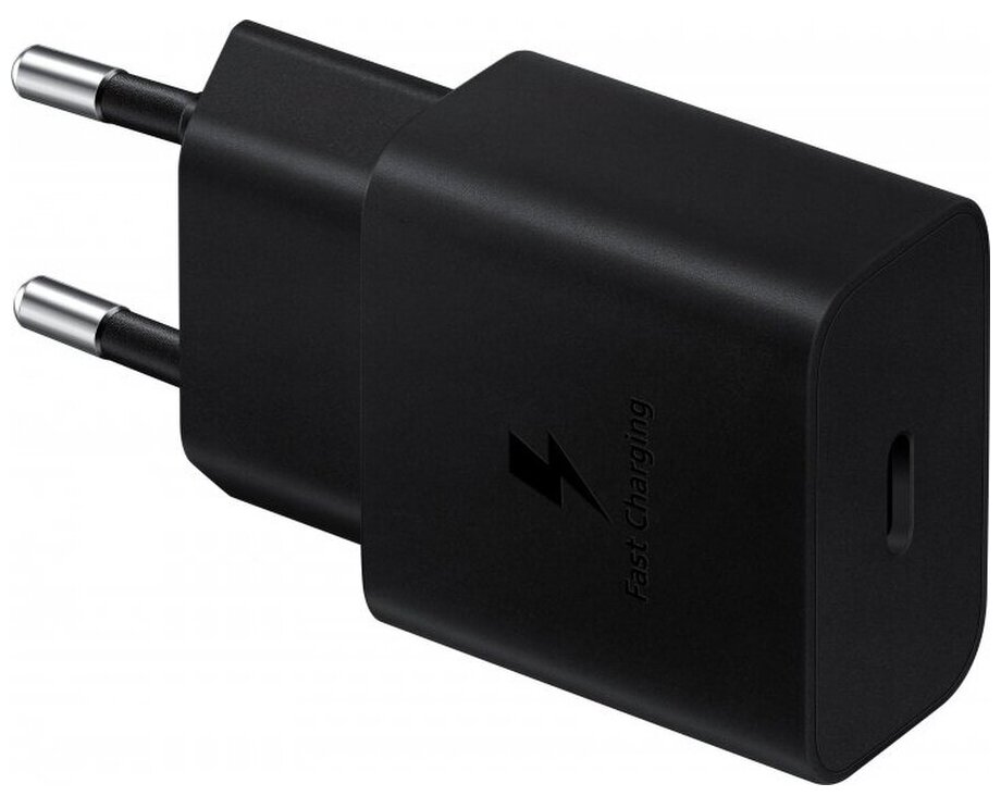 Сетевое зарядное устройство Samsung 15W Power Adapter (быстрая зарядка) + порт USB-C без кабеля T1510NBEG