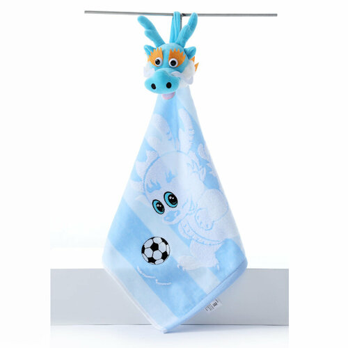 Полотенце-салфетка Дракоша футболист MZX6180 35х34 голубой