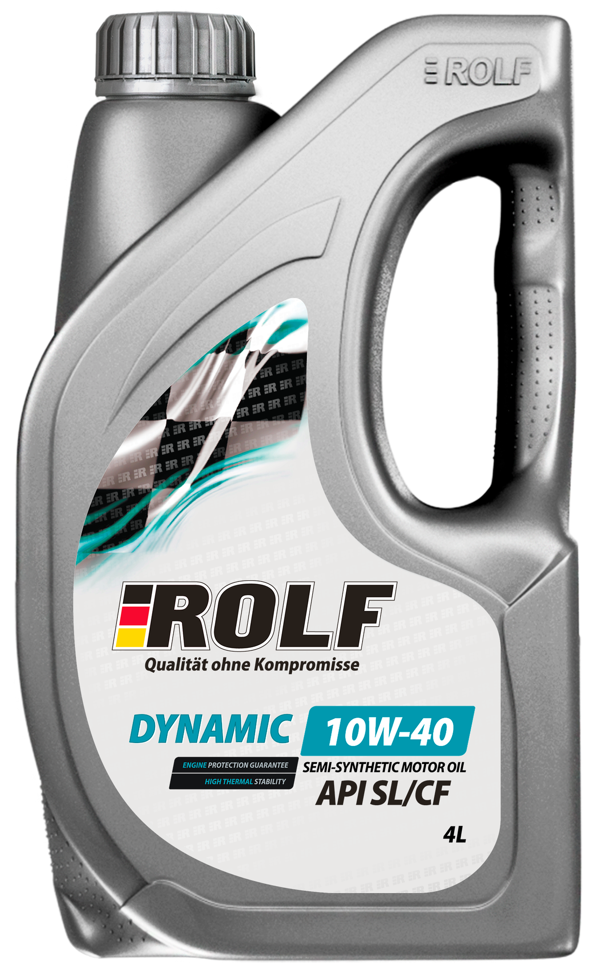 Моторное масло ROLF Dynamic SAE 10W-40 API SL/CF Полусинтетическое 4 л