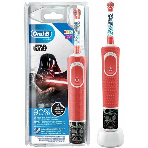 Детская электрическая зубная щетка Oral-B Vitality Kids Звездные войны D1004132K 369000₽