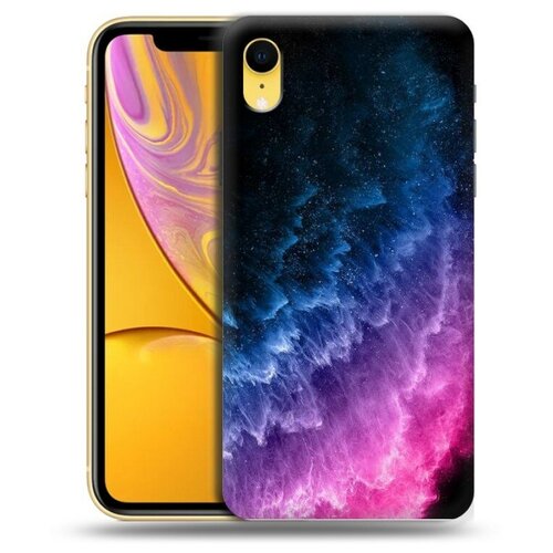 Дизайнерский силиконовый чехол для Айфон XR / Iphone Xr Космос