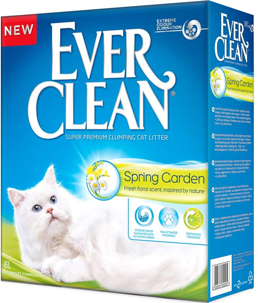 Ever Clean Spring Garden, комкующийся, с нежным ароматом весеннего сада 10л.