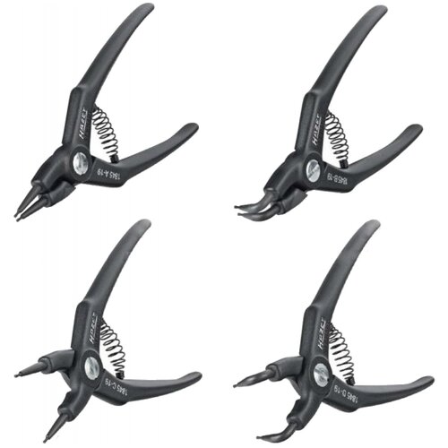 Набор съемников стопорных колец 4 шт HAZET 18454 8157₽