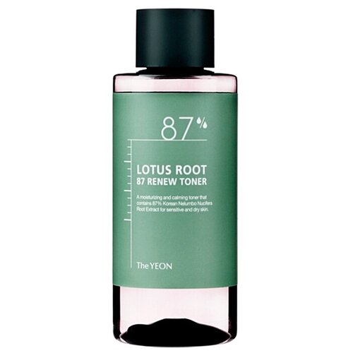 The YEON Тонер обновляющий - Lotus root 87 renew toner, 200мл the yeon lotus root renew essence эссенция восстанавливающая для лица с экстрактом лотоса 50 мл