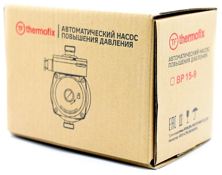 Насос повышающий давление Thermofix ВР-15-9 (0,12 кВт,25 л/мин напор 9м)/ автоматический насос повышения давления - фотография № 8