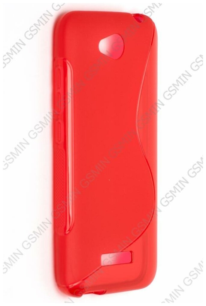 Чехол силиконовый для HTC Desire 616 Dual sim S-Line TPU (Красный)