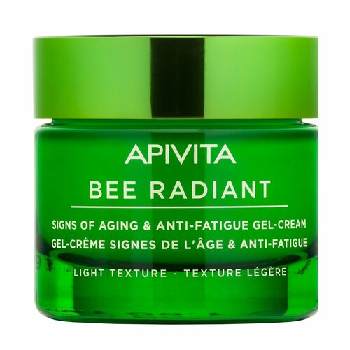 APIVITA Bee Radiant Гель-крем дневной для лица против признаков старения и усталости кожи легкий, 50 мл