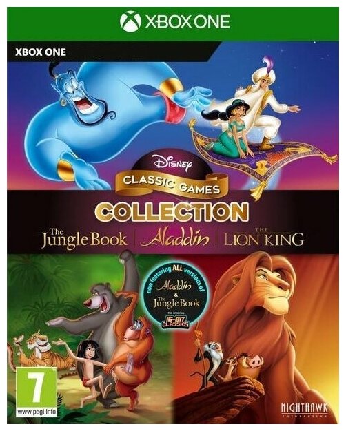 Disney Classic Games: The Jungle Book Aladdin and The Lion King (Книга джунглей Аладдин и Король Лев) (Xbox One/Series X) английский язык