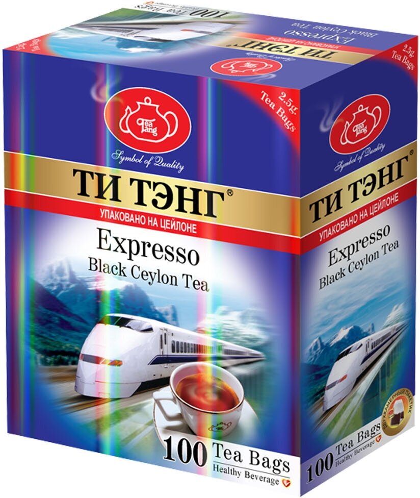 Чай черный Ти Тэнг Expresso, 100 пак.