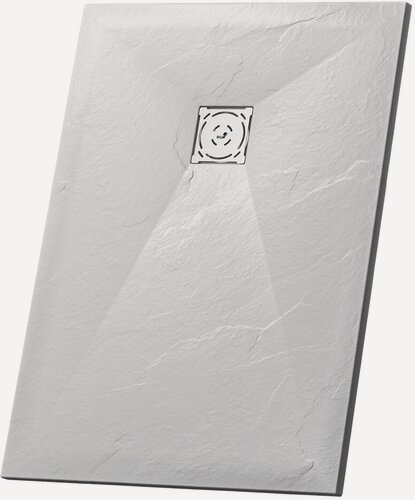 Изображение товара Душевой поддон RGW 80х130х2,5 см ST-0138W Белый, прямоугольный Ø90 Каменный (16152813-01)