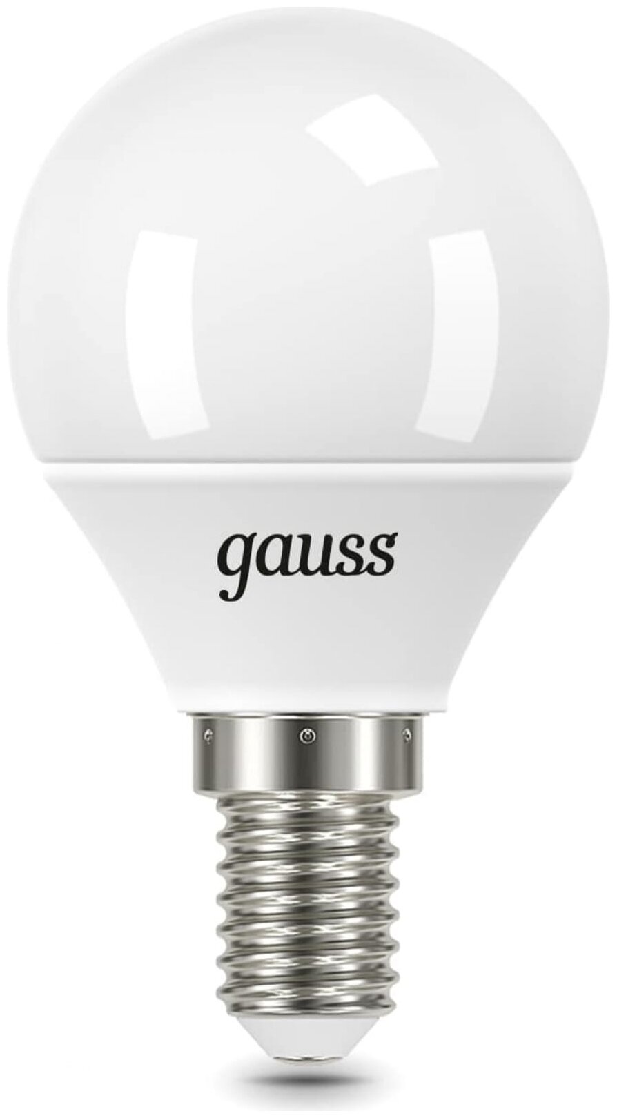 Типы/Лампочки/Светодиодные Gauss Лампа светодиодная Gauss E14 6.5W 6500K матовая 105101307