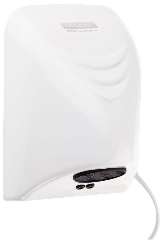 Электросушитель для рук OfficeClean Professional, 850Вт, сенсорный, белый, ABS-пластик - фотография № 1
