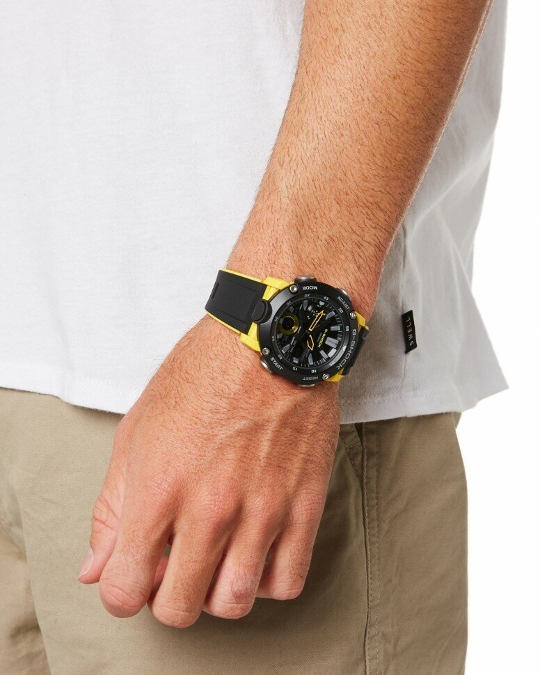 Наручные часы CASIO G-Shock, черный/желтый — фото 1