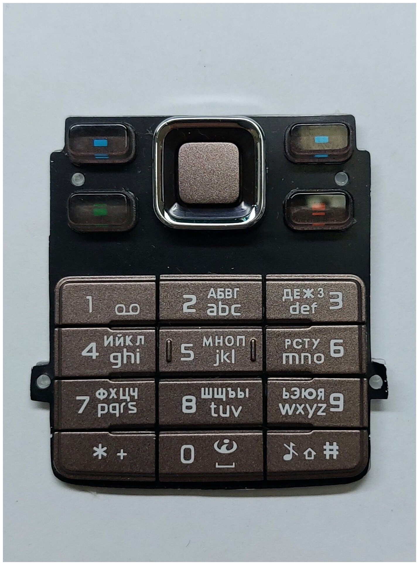 Клавиатура для Nokia 6300 коричневая