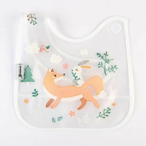 Нагрудник для кормления Baby of nature непромокаемый на липучке с карманом 800₽