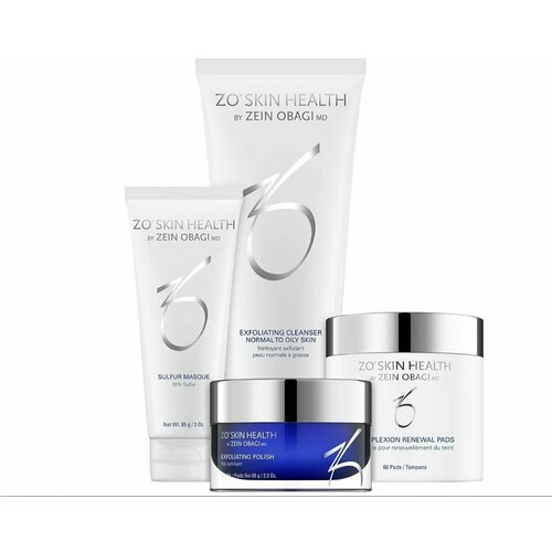 Zo skin health by Zein Obagi фаза 6 Комплексная система для очищения кожи 4 средства