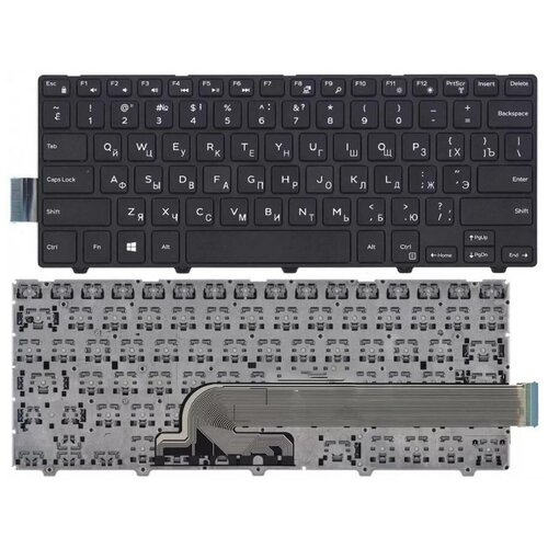 Клавиатура keyboard SG-63410-XUA для ноутбука Dell Inspiron 14-3000 14-3441 14-3442 14-3446 14-3447 14-5000 14-5442 14-5447 14-7447 черная 1147₽
