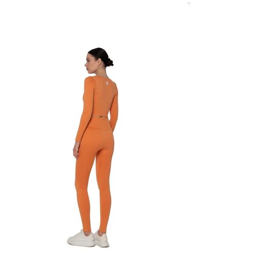 фото Спортивный костюм seamlesstance логслив и леггинсы черный размер s