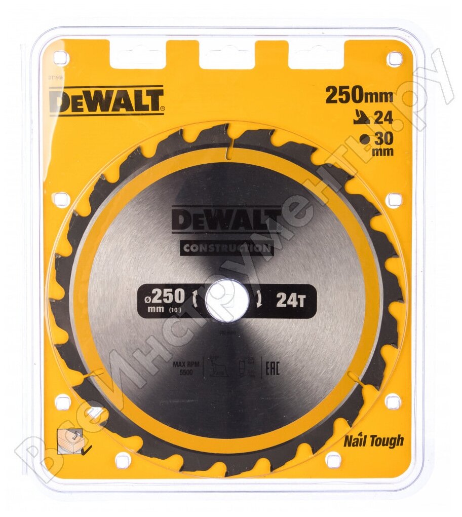 Пильный диск Dewalt DT1956 CONSTRUCT