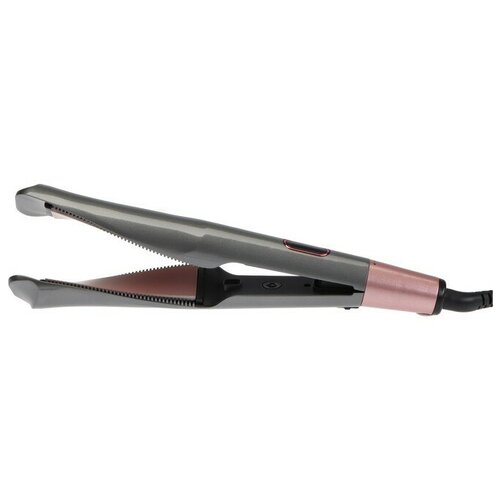 Плойка LuazON LW-21 40 вт керамическое покрытие d35mm до 230C серо-розовая 222100₽