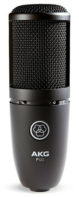 AKG P120 микрофон студийный, кардиоидная направленность, цвет черный