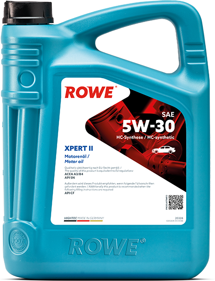 масло мот. rowe hightec xpert ii sae 5w-30 4л.