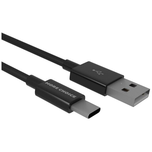 Кабель MoreChoice Smart USB 3.0A для Type-C K42Sa ТРЕ 1м (Black)