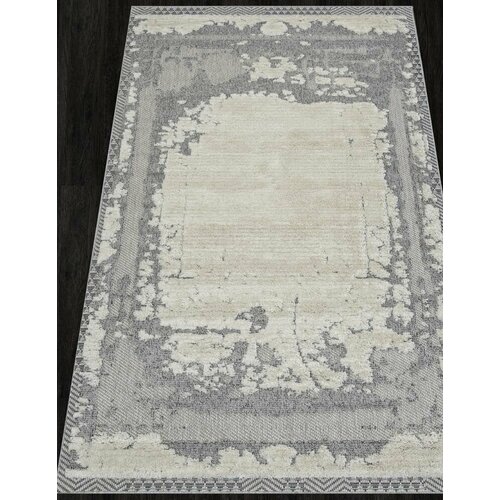 Ковер 5758A - WHITE / L.GRAY - Прямоугольник - коллекция TUNIS 0.76x1.50