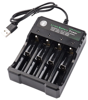 Зарядное устройство Run Energy для аккумуляторов Li-ion на 4 слота USB