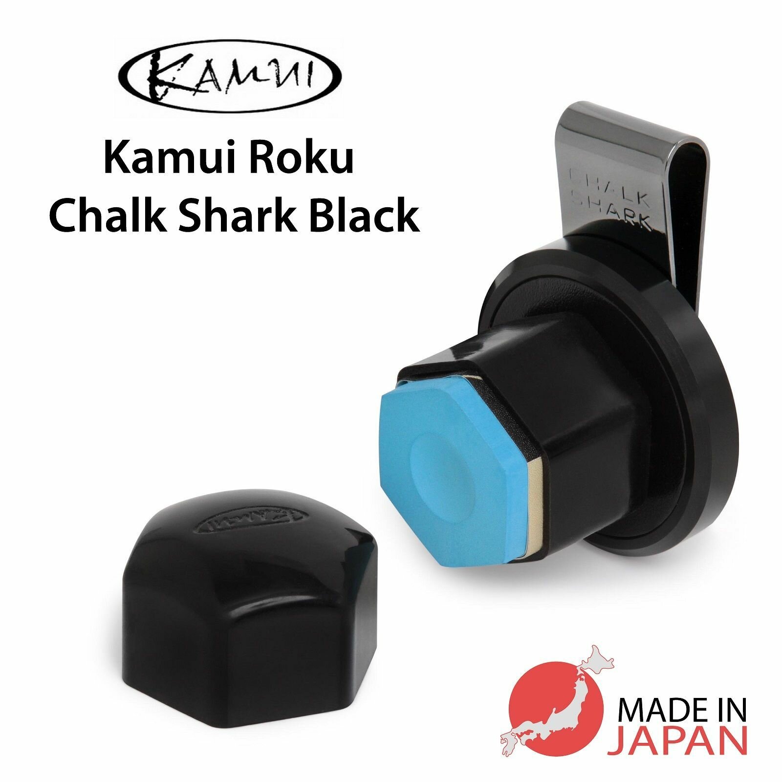 Держатель для мела Kamui Roku Chalk Shark, магнитный, черный, 1 шт.