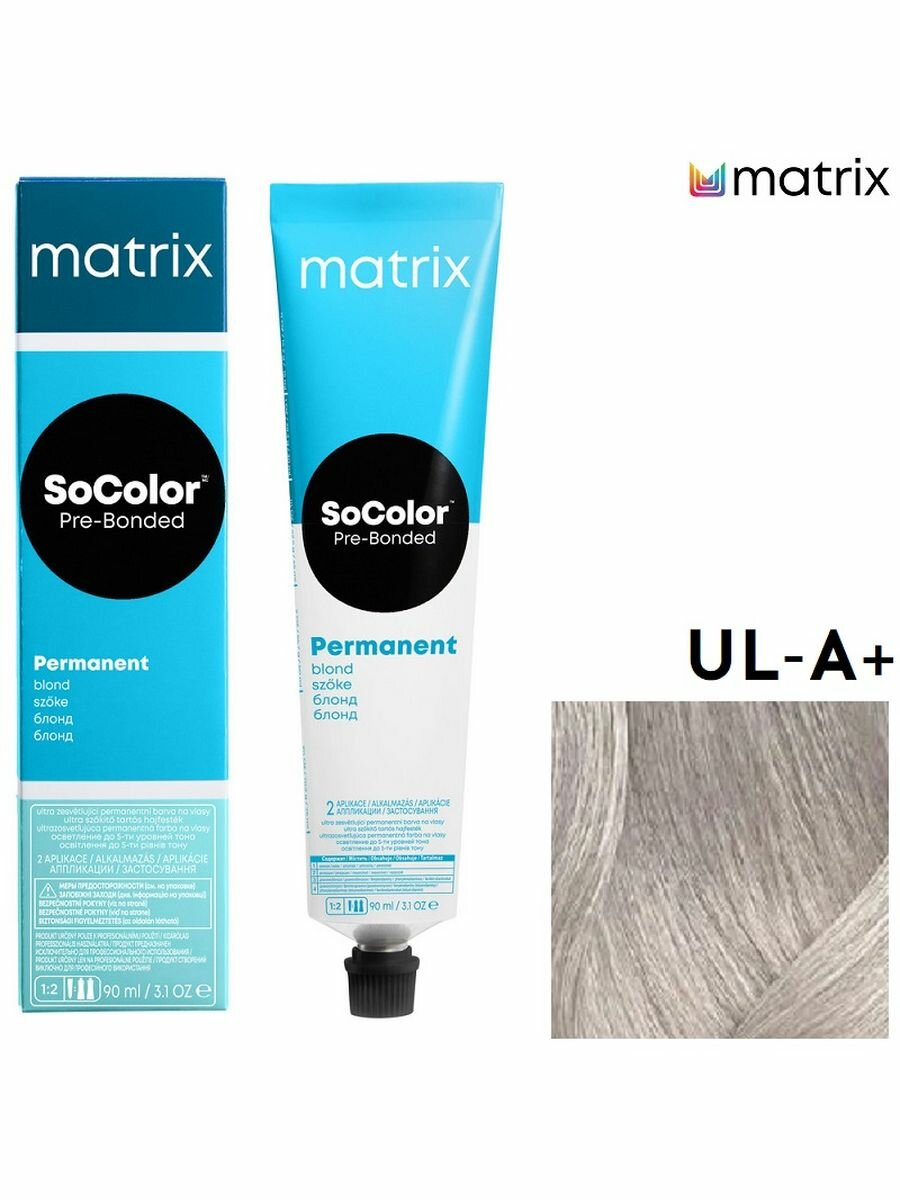 MATRIX SoColor UL-A+ Ultra Blond пепельный 90 мл