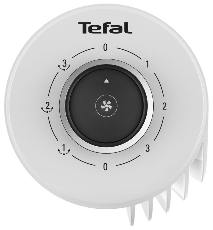 Вентилятор напольный Tefal VF6720F0 65Вт скоростей:5 ПДУ белый/синий - фотография № 13