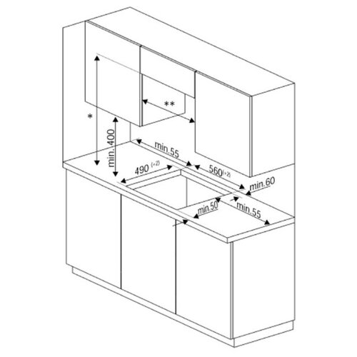 Газовая варочная панель Grundig GIGF6234120X