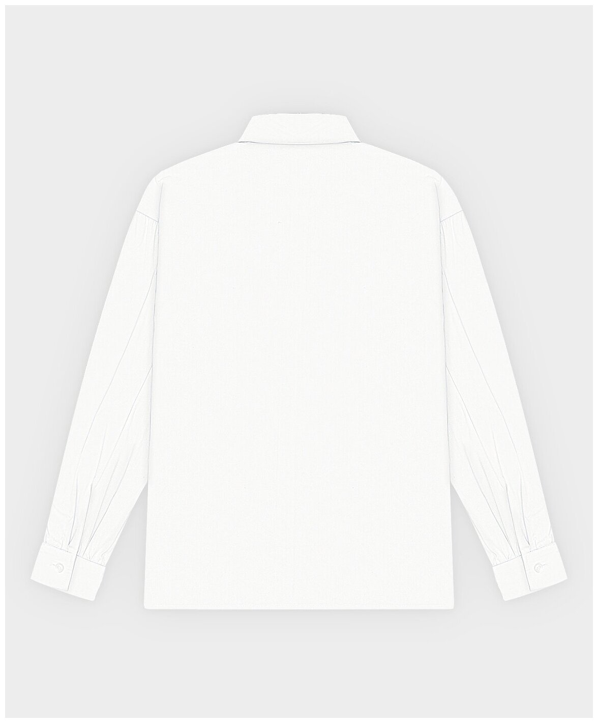 Школьная блуза Button Blue, размер 164, белый - фотография № 2