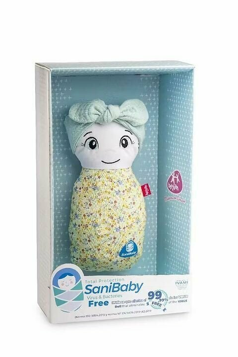 Berjuan Кукла мягкая Sani Baby с антивирусным эффектом