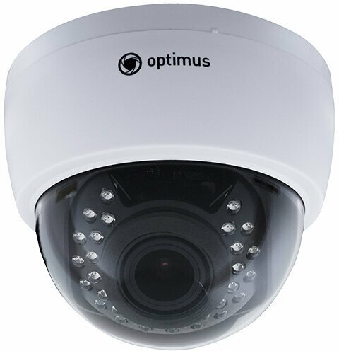 Внутренняя купольная IP-видеокамера Optimus IP-S025.0(2.8-12)P с вариофокальным объективом