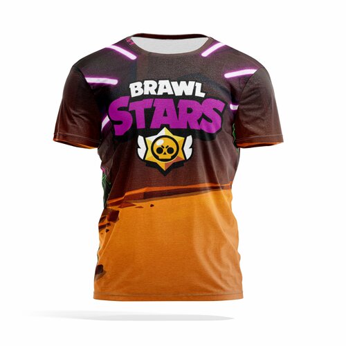 фото Футболка panin brand, размер 4xl, коричневый, серый