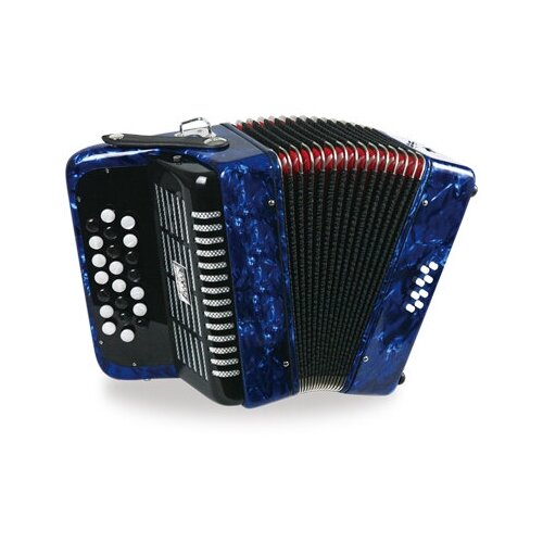 GH5008 Кнопочный аккордеон 22/8, синий, Gelander