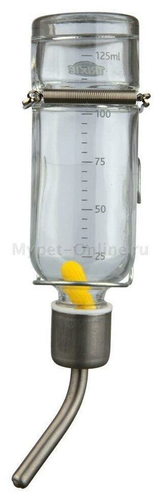 Поилка для грызунов Trixie Glass Water Bottle, размер 1, размер 27x7.5x10см.